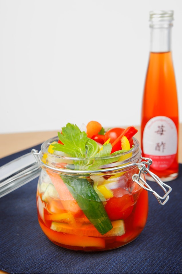 【レシピ】苺酢を使った栄養満点ピクルス